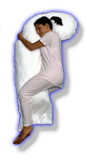 Snoozer Full Body Pillow for Relaxation and Pain Relief image